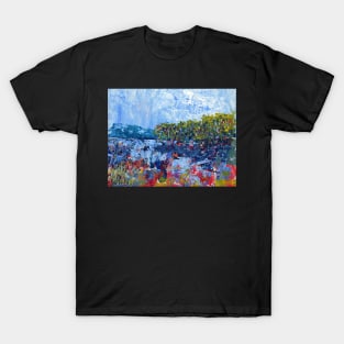 Mangroves at low tide (3239a-Cropped) Print T-Shirt